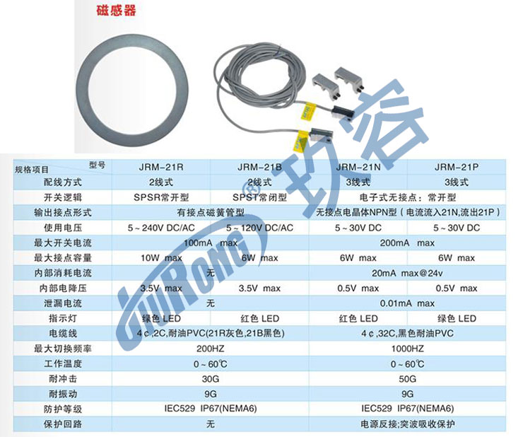 磁性開(kāi)關(guān)型號(hào)規(guī)格